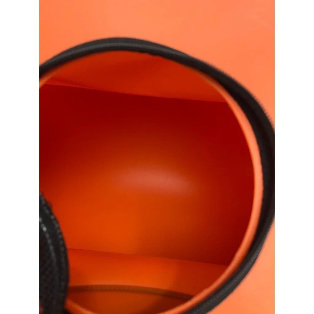Mikanuo 45cm Live Bait Bucket Orange EVA Waterproof Collapsible Fishing Bag